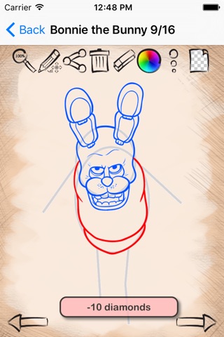 Easy Draw Five Nights Mystics Version screenshot 3