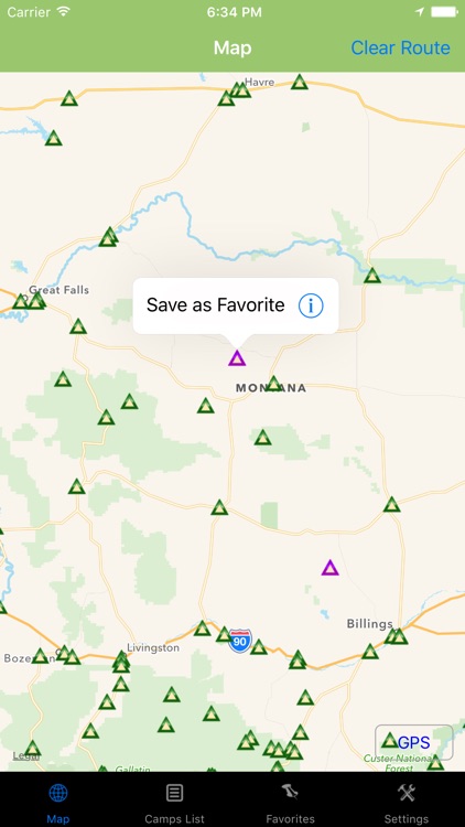 Montana – Camping & RV spots
