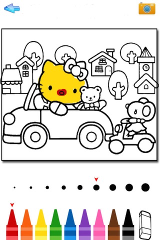 Kitty Coloring Book - Kids Game screenshot 2