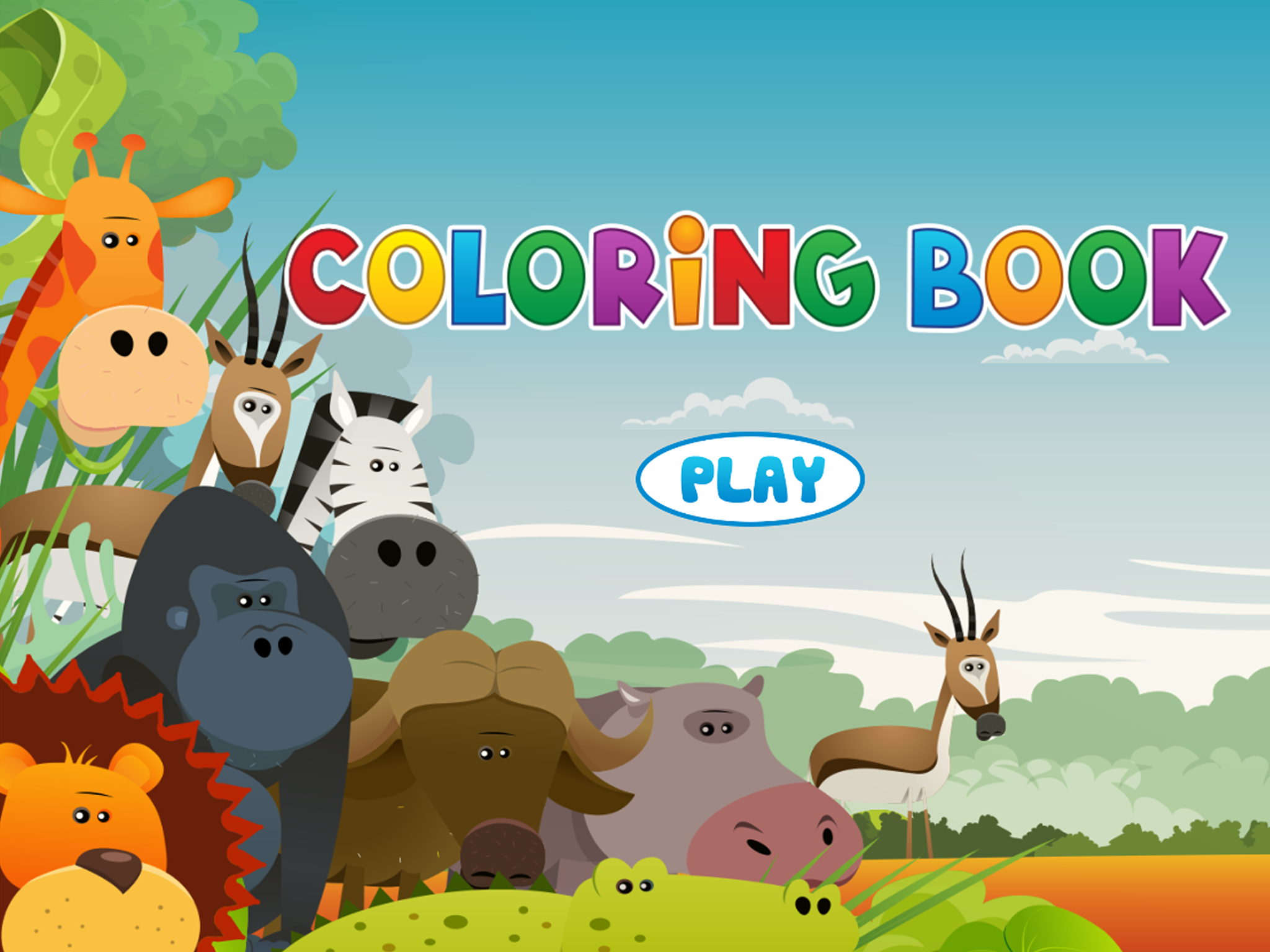Animal Coloring Book - Painting Game for Kids screenshot 4