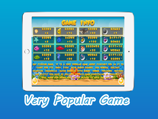 Cat Fishing Game for Kids Free iPad screenshot 3 - Games app