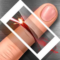 Laser Cut Fingers Prank app icon