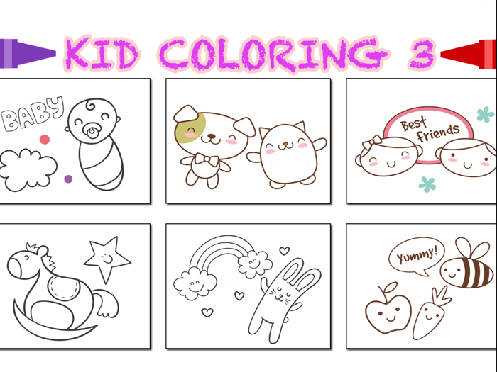 Kid Coloring 3 - Painting for kids free game