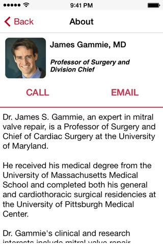 University of Maryland Cardiac Surgery screenshot 4