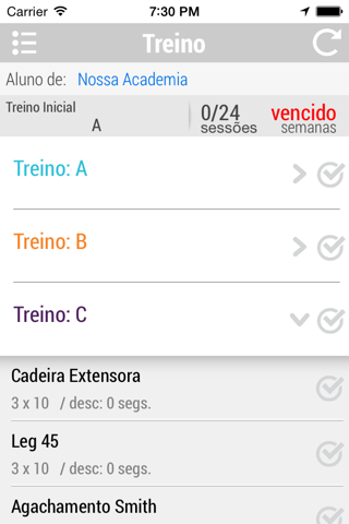 Top Treino screenshot 2