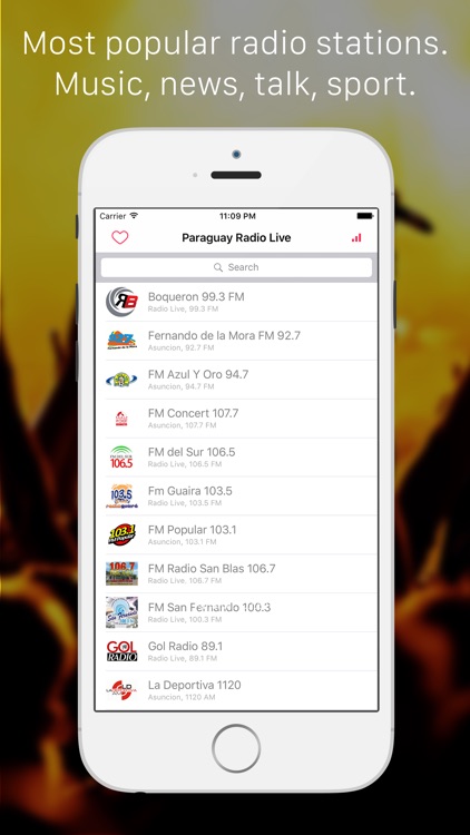 Paraguay Radio Live FM Player: Listen Spanish, Guaraní, español & Paraguayan best radio stations