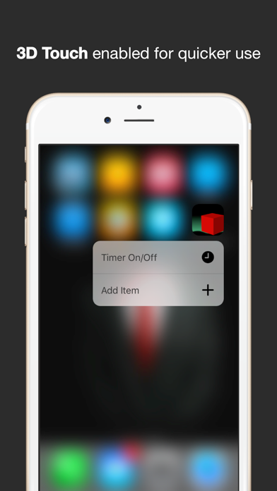 Crimson Box : making to-do list into a game iPhone screenshot
