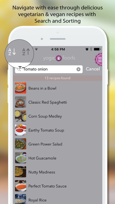 YogicFoods screenshot1