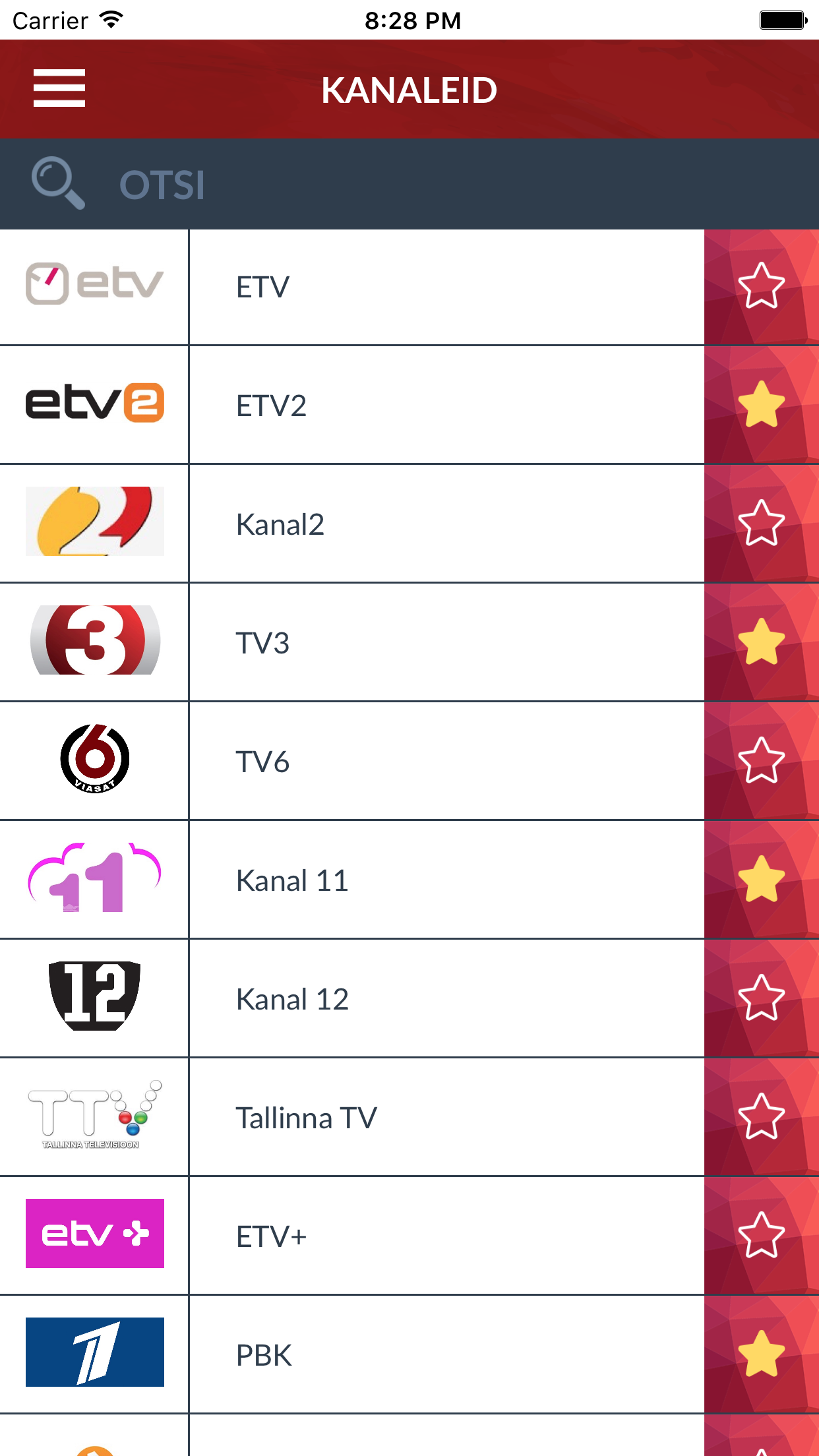 Telekava Eestis • täna ja nüüd (TV-kavad EE)