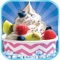 Learn to make froyo in Ice frozen yogurt maker, an icy food maker cooking game