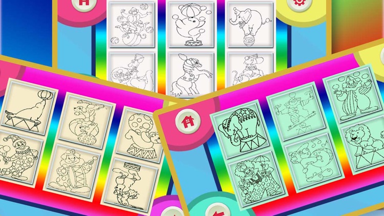 The Best Colouring Book For Kids - Making the Circus Animals and Clown Colorful