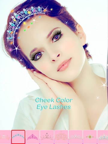 Screenshot #6 pour Beauty Princess Selfie Camera - REAL TIME Face Makeup