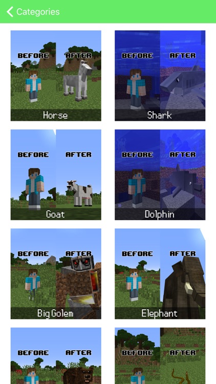 MORPH Creatures Animals MOD for Minecraft PC Guide