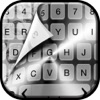Icon Silver Keyboard Themes Free – Luxury Keyboards with Fancy New Emoji.s, Fonts and Backgrounds