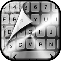 Silver Keyboard Themes Free – Luxury Keyboards with Fancy New Emoji.s Fonts and Backgrounds