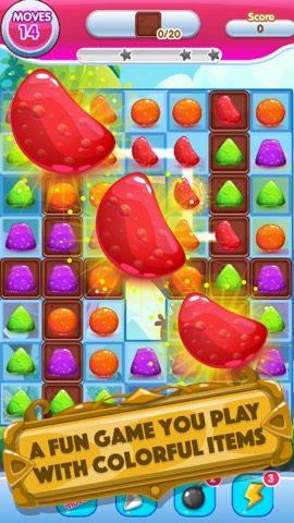Sweet Candies Mania - Match 3 Crush Puzzleのおすすめ画像1