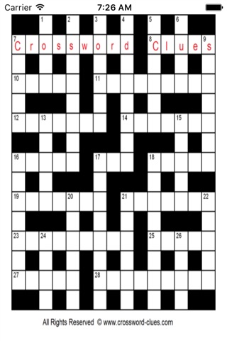 Crossword Clues Solver screenshot 4