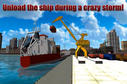 Cargo Ship Crane Simulator 3D Full screenshot 4