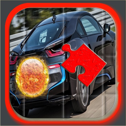 Sport Car Jigsaw Puzzle Icon