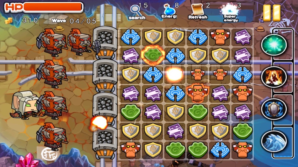 Gems Blast:Free fun action diamond match games - 2 - (iOS)