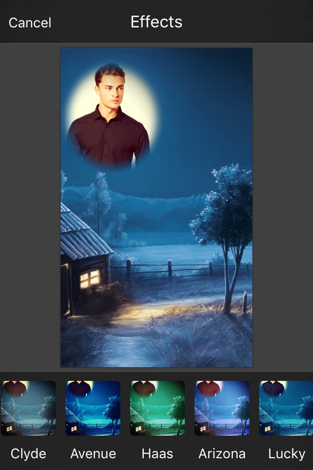 Night Photo Frame & Photo Editor screenshot 3