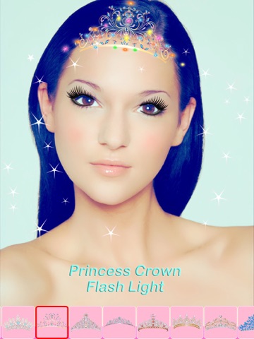 Screenshot #4 pour Beauty Princess Selfie Camera - REAL TIME Face Makeup