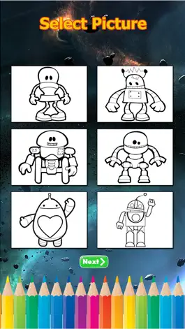 Game screenshot Robot Coloring Book For Kids hack