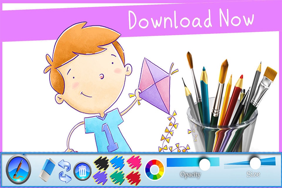 Coloring & Drawing Idea.s for Toddler.s HD - Children's Educational Painting Games screenshot 2
