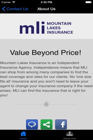 Mountain Lakes Insurance screenshot 3