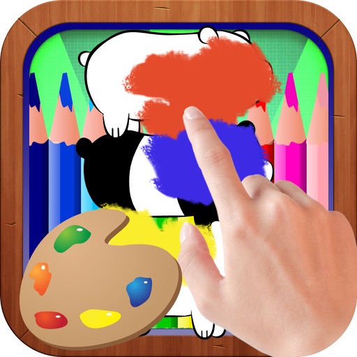 Color Book Game for Kids: Learn Paint Bare Bears Version iOS App