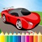 Super Car Coloring Book - Vehicle drawing for kid free game, Paint and color games HD for good kid