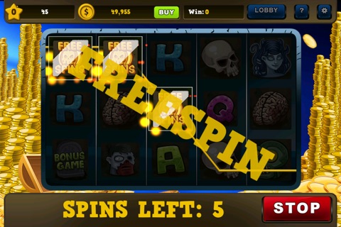 Free Spins Zombie Slots screenshot 3