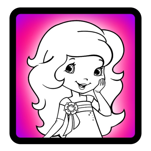 Colouring Book Enjoy Paintbox Color Independent Strawberry Edition Icon