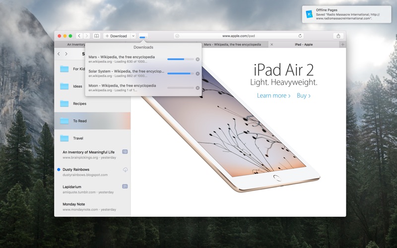 Screenshot #2 pour Offline Pages Pro