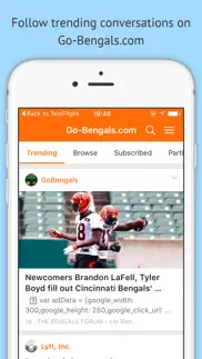 go-bengals.com iphone screenshot 1