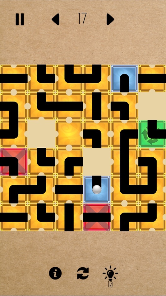 #5. Sliding Puzzle - Guide the Ball (iOS) 由: Quantis,Inc.