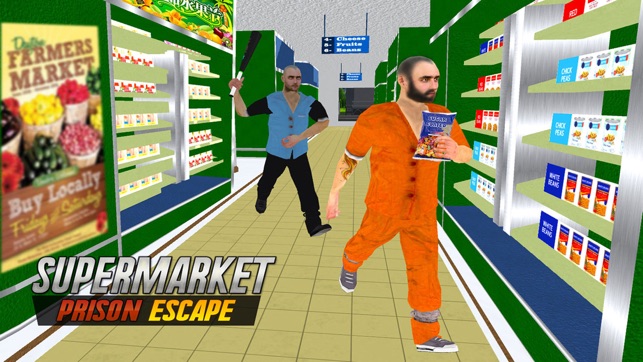 Super-Market Prison Escape 3D: Police Ch