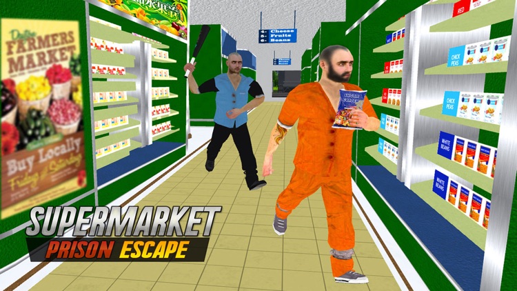Super-Market Prison Escape 3D: Police Chase & Truck Driving Game