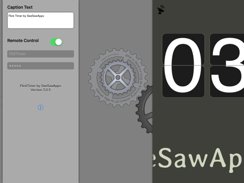 Flick Timer (with Remote Control) screenshot 2