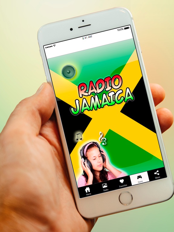 Radio Jamaica Free broadcasting station iPad screenshot 1 - Music app