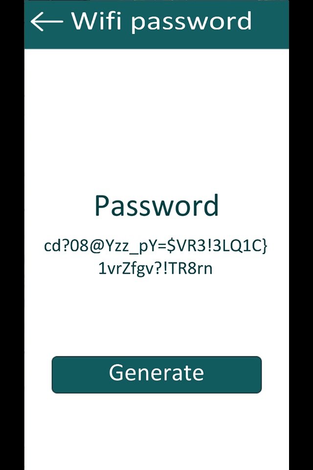 Wifi password Generator 3 screenshot 4