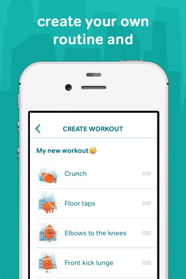 7 minute workouts with lazy monster PRO: daily fitness for kids and women screenshot 4