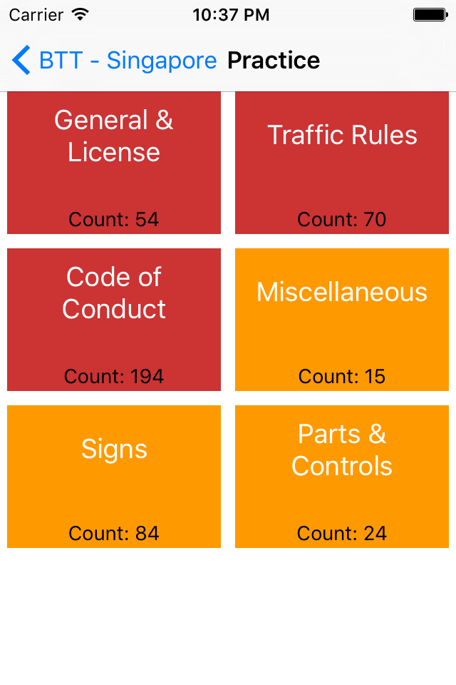 BTT Basic Theory Test for Singapore Driving - Prepare Driving Theory Test