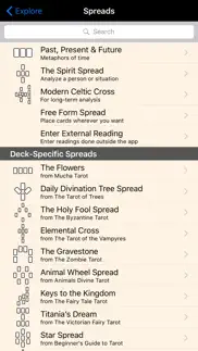 tarot sampler iphone screenshot 3