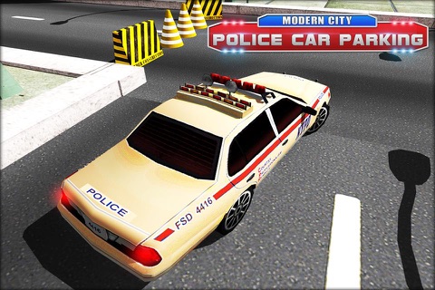 Modern City Police Car Parking - Prison Escape Police Chase 3D screenshot 3