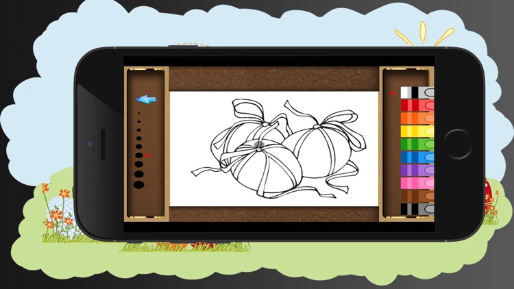 easter coloring book - my game free for children with eggs, happy a rabbits, chickens and chicks - colouring kids For iPhone and iPad