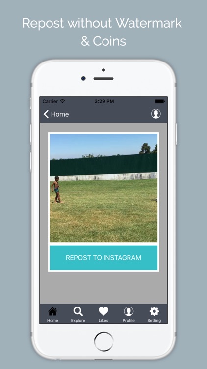 Clean RepostWhiz-Quick Repost photos and videos "from Instagram"
