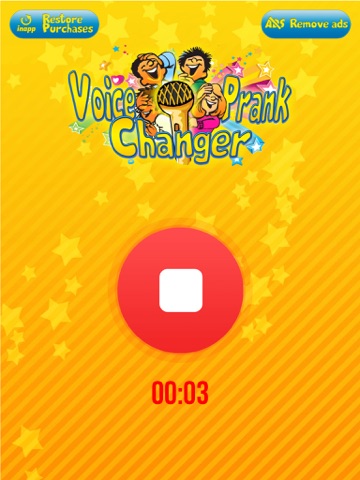 Prank Voice Changer with Cool Sound Effects Free iPad screenshot 4 - Entertainment app