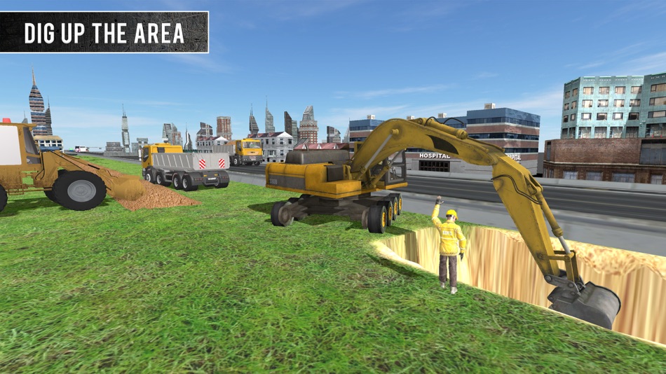 #2. Excavator Crane Simulator 3D (iOS) 由: Amjad Islam