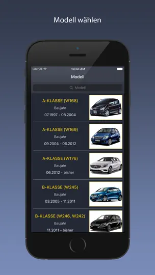Screenshot von TechApp Für Mercedes auf dem iPhone 1